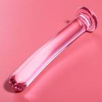 NEBULA SERIES BY IBIZA™ - MODELLO 17 DILDO IN VETRO BOROSILICATO 18,5 X 3 CM ROSA