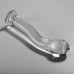 NEBULA SERIES BY IBIZA™ - MODELLO 18 DILDO IN VETRO BOROSILICATO 18,5 X 3,5 CM TRASPARENTE