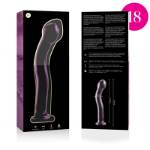 NEBULA SERIES BY IBIZA™ - MODELLO 18 DILDO IN VETRO BOROSILICATO 18,5 X 3,5 CM ROSA