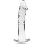 NEBULA SERIES BY IBIZA™ - MODELLO 19 DILDO IN VETRO BOROSILICATO 18,5 X 4 CM TRASPARENTE