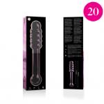 NEBULA SERIES BY IBIZA™ - MODELLO 20 DILDO IN VETRO BOROSILICATO 20,5 X 3 CM ROSA