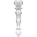 NEBULA SERIES BY IBIZA™ - MODELLO 21 DILDO IN VETRO BOROSILICATO 20,5 X 3,5 CM TRASPARENTE