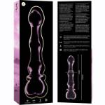 NEBULA SERIES BY IBIZA™ - MODELLO 21 DILDO IN VETRO BOROSILICATO 20,5 X 3,5 CM ROSA