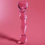 NEBULA SERIES BY IBIZA™ - MODELLO 21 DILDO IN VETRO BOROSILICATO 20,5 X 3,5 CM ROSA