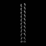 NEBULA SERIES BY IBIZA™ - MODELLO 22 DILDO IN VETRO BOROSILICATO 21,5 X 2,5 CM TRASPARENTE