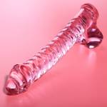 NEBULA SERIES BY IBIZA™ - MODELLO 23 DILDO IN VETRO BOROSILICATO 21,5 X 4 CM ROSA