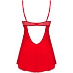 OBSESSIVE - INGRIDIA CHEMISE E PERIZOMA ROSSO XS/S