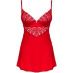 OBSESSIVE - INGRIDIA CHEMISE E PERIZOMA ROSSO M/L