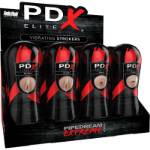 PDX ELITE - SET MASTURBATORE STROKER 12 UNITÀ; 6X VAGINA, 3X ANO, 3X BOCCA