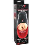 PDX ELITE - STROKER FUCK-O-MATIC VAGINA DOPPIA VIBRAZIONE MASTURBADOR PENE E TESTICOLI