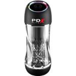 PDX ELITE - MASTURBATORE VIBRATORE TRASPARENTE STROKER VIEWTUBE PRO