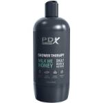 PDX PLUS - MASTURBATORE STROKER DAL DESIGN DISCRETO CON FLACONE SHAMPOO MILK ME HONEY