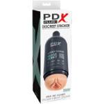 PDX PLUS - MASTURBATORE STROKER DAL DESIGN DISCRETO CON FLACONE SHAMPOO MILK ME HONEY