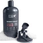 PDX PLUS - MASTURBATORE STROKER DAL DESIGN DISCRETO CON FLACONE SHAMPOO SCRUB LENITIVO AL CARAMELLO