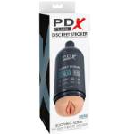 PDX PLUS - MASTURBATORE STROKER DAL DESIGN DISCRETO CON FLACONE SHAMPOO SCRUB LENITIVO