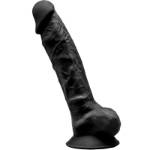 SILEXD - MODELLO 1 PENE REALISTICO PREMIUM SILEXPAN SILICONE NERO 23 CM