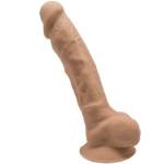 SILEXD - MODELLO 1 PENE REALISTICO PREMIUM SILEXPAN SILICONE CARAMEL 17,5 CM