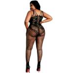 MOONLIGHT - BODYSTOCKING MODELLO 4 NERO TAGLIA FORTE