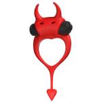 ADRIEN LASTIC - ANELLO VIBRATORE DEVOL COCKRING ROSSO