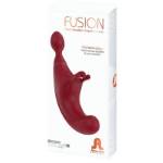 ADRIEN LASTIC - FUSION STIMOLATORE TRIPLO CLITORIDE E PUNTO G ROSSO