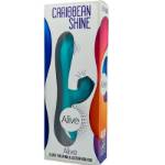 ALIVE - VIBRATORE SHINE CARIBBEAN E VENTOSA BLU