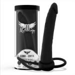 MYTHOLOGY - COBI ONYX DILDO ANAL CON ANILLOS PARA PENE Y TESTÍCULOS 13 CM