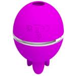 PRETTY LOVE - VIBRATORE IN SILICONE TONDO VIOLA GEMINI BALL