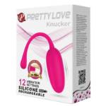 PRETTY LOVE - UOVO VIBRANTE RICARICABILE KNUCKER ROSA