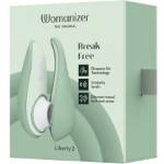 WOMANIZER - LIBERTY 2 STIMOLATORE CLITORIDE & VENTOSA VERDE CHIARO