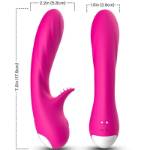 ARMONY - VIBRATORE ROMANCE CON STIMOLATORE FUCSIA