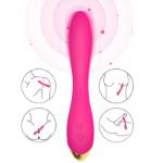 ARMONY - VIBRATORE FLAMINGO MULTIPOSIZIONE FUCSIA