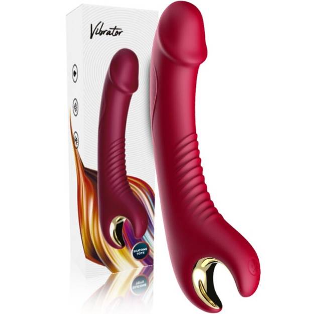 ARMONY - VIBRATORE E ROTATORE PRINCE DILDO ROSSO