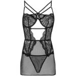 LIVCO CORSETTI FASHION - CAMICIA + SLIP BARIRIN LC 90633 NERO