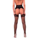 LIVCO CORSETTI FASHION - REGGISEGRIGLIE + CALZE NERO L/XL