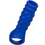 ADMIRAL - COPERTURA PER PENE CON PERLINE IN SILICONE LIQUIDO BLU