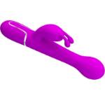 PRETTY LOVE - VIBRATORE DEJON RABBIT 3 IN 1 VIOLA MULTIFUNZIONE