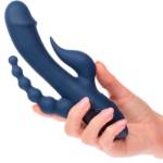 CALIFORNIA EXOTICS - VIBRATORE TRIPLO ORGASMO BLU