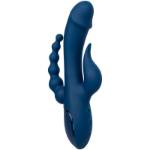 CALIFORNIA EXOTICS - VIBRATORE TRIPLO ORGASMO BLU