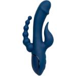 CALIFORNIA EXOTICS - VIBRATORE TRIPLO ORGASMO BLU