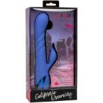 CALIFORNIA EXOTICS - LA LOVE VIBRATOR & SUCKER BLUE DI CALIFORNIA DREAMING