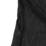 SUBBLIME - VESTAGLIA IN TESSUTO TRASPARENTE CON DETTAGLI IN PIZZO NERO S/M