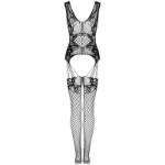 LIVCO CORSETTI FASHION - BODYSTOCKING JULOVE NERO TAGLIA UNICA