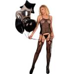 LIVCO CORSETTI FASHION - BODYSTOCKING AMRIN NERO TAGLIA UNICA