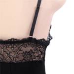 SUBBLIME - ORSACCHIOTTO CON DETTAGLI IN PIZZO FLOREALE NERO S/M