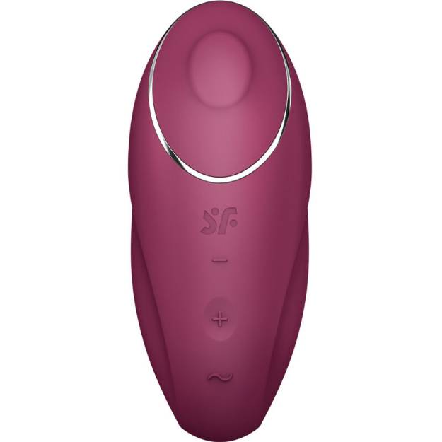 SATISFYER - TAP & CLIMAX 1 VIBRATORE LAY-ON ROSSO