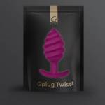 G-VIBE - PLUG ANALE GPLUG TWIST 2 VIOLA