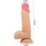 PRETTY LOVE - DILDO REALISTICO SLIDING SKIN SERIES CON VENTOSA SCORREVOLE DELLA PELLE 20,6 CM