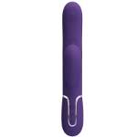 PRETTY LOVE - VIBRATORE PERLITA G-SPOT 3 IN 1 MULTIFUNZIONE VIOLA