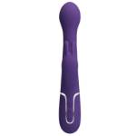 PRETTY LOVE - VIBRATORE DEJON RABBIT 3 IN 1 MULTIFUNZIONE VIOLA