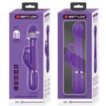 PRETTY LOVE - VIBRATORE DEJON RABBIT 3 IN 1 MULTIFUNZIONE VIOLA